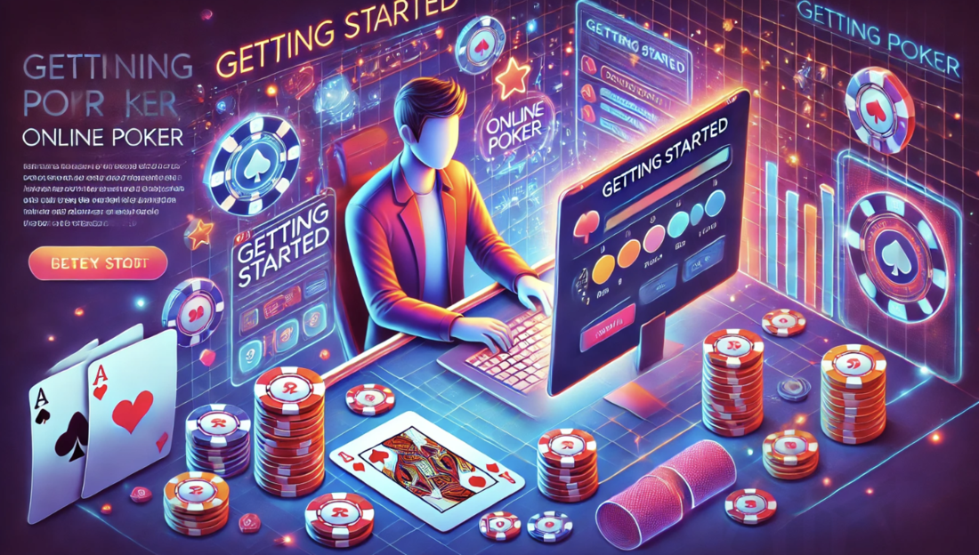 Starting to play online poker