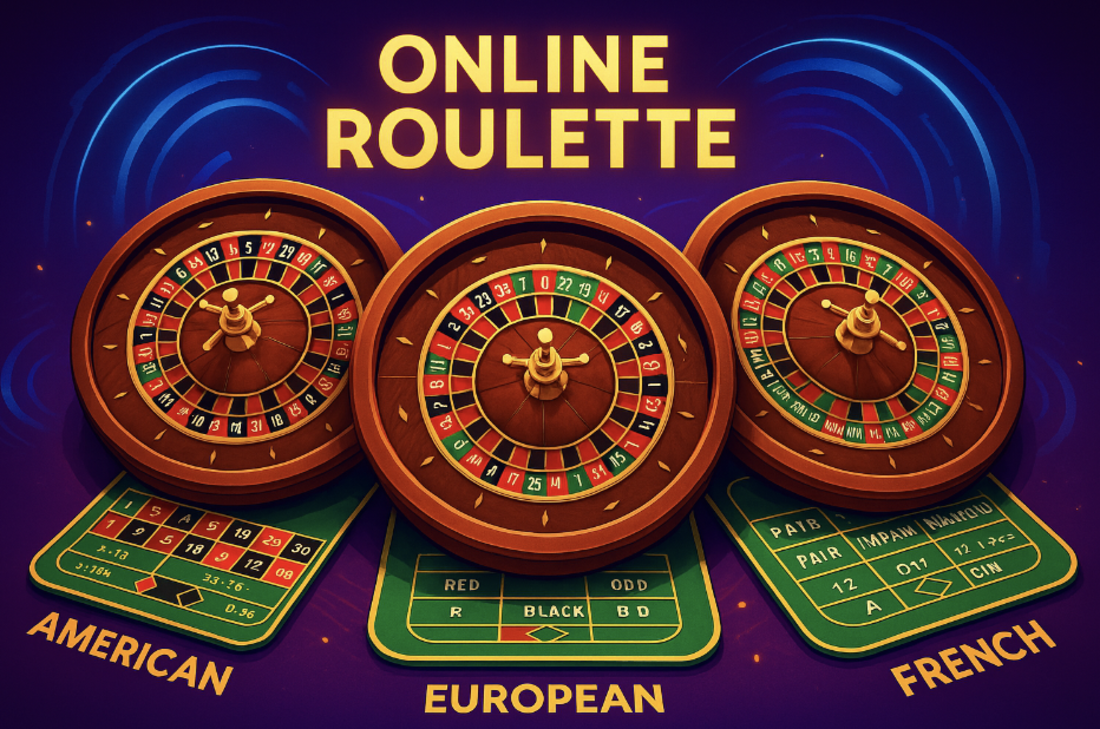Variations of online roulette